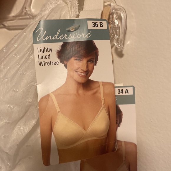 JCPenney Bras this model in size 36B White, 34A & 34C Beige, NWT - Picture 5 of 10